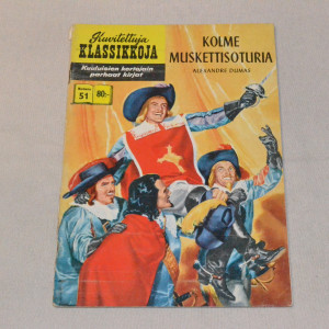 Kuvitettuja klassikkoja 51 Kolme muskettisoturia
